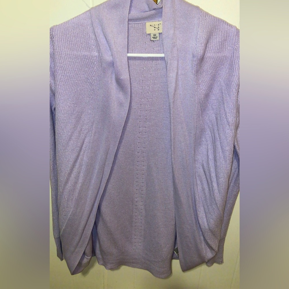 A New Day Cardigan sweater light Purple size XS